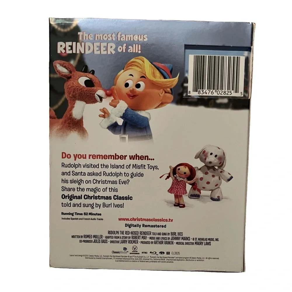 Classic Rudolph the Red-Nosed Reindeer Blu-ray DVD - Picture 2 of 3